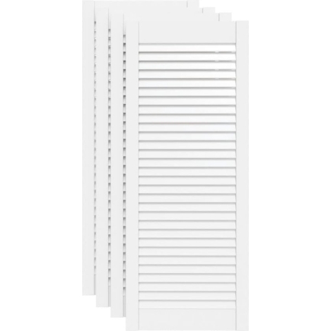 vidaXL-Kastdeuren-met-lamellen-4-st-99,3x39,4-cm-gwitrenenhout