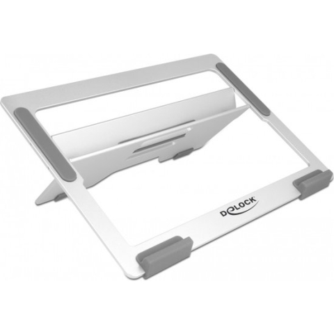 DeLOCK premium notebookstandaard met inklapbaar design / aluminium