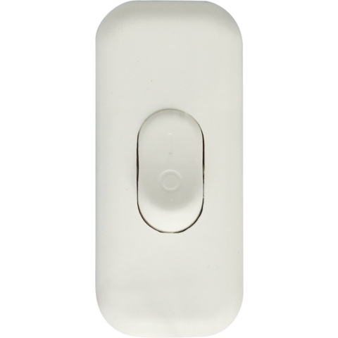 Scanpart snoerschakelaar - Wit - 2 polig - 2 x 0.75 mm