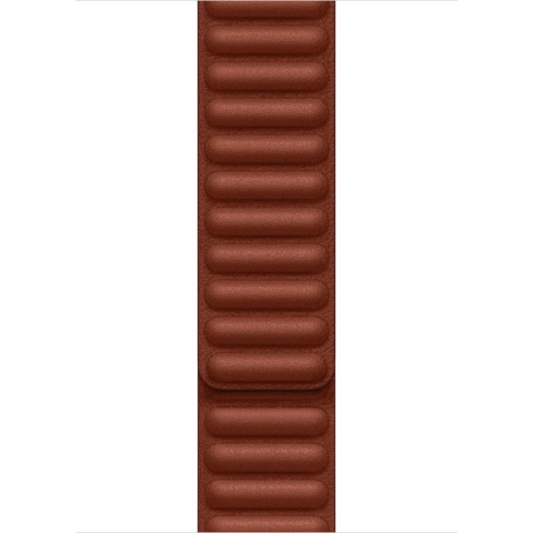 Apple Watch S/M bandje - Leer - Voor Apple Watch 3/4/5/6/7/8/SE/Ultra 42/44/45/49 mm - Omber