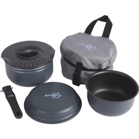 Bo-Camp Pannenset - Trekking - 5-delig - Aluminium