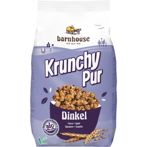 Barnhouse Krunchy pur spelt zonder suiker 750 gram