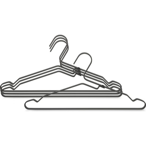 Brabantia Kledinghangers - 4 stuks - Black