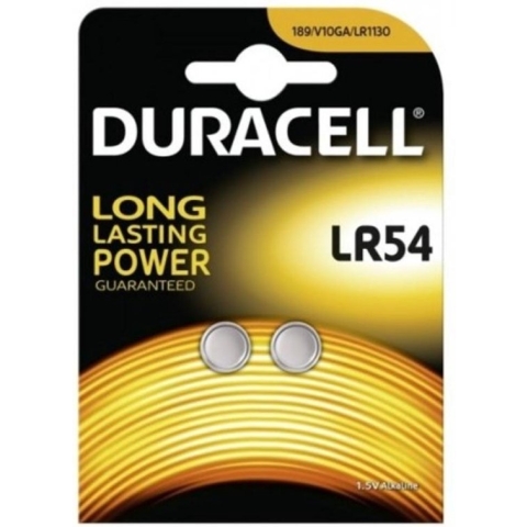 Duracell Alkaline  LR54  1.5V - 2 stuks