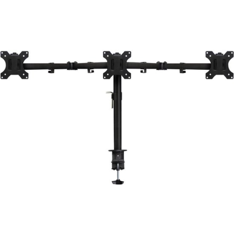 ACT Monitorarm 3 schermen tot 27" | VESA | Hoogte Verstelbaar | Kantelen - Roteren - Zwenken | AC8303