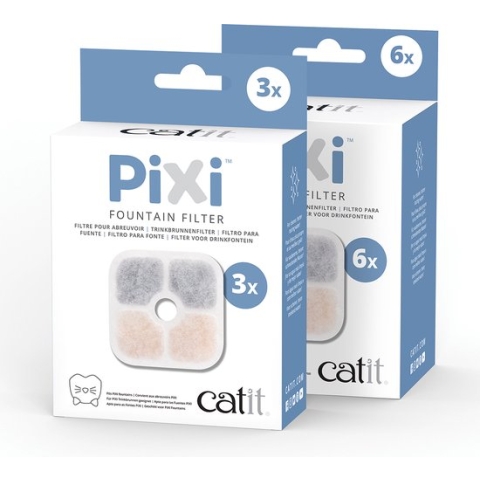 Cat It - Drinkfontein Filters - Kat - Ca Pixi Vervangfilter 3st