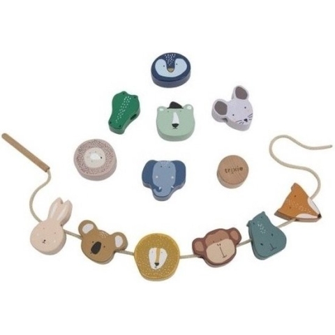 Trixie Houten dieren rijgkralen