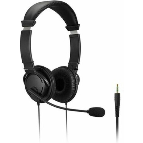 Kensington Hi-Fi Noise Cancelling Hoofdtelefoon - Koptelefoon met Microfoon en Volume Controle - Zwart