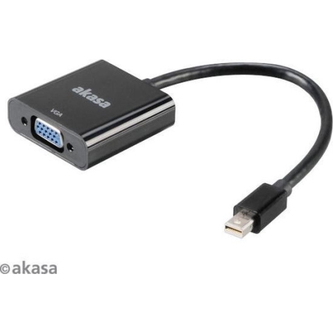 Akasa Mini DisplayPort to VGA Converter, 20cm