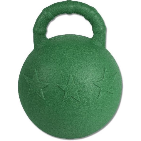 RelaxPets - Funbal - Speelbal - Paard & Hond - Diervriendelijk en Veilig Speelgoed - 25 CM - Groen