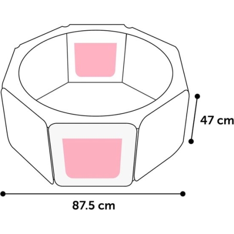 FLAMINGO Dierenren Flavio M 84x84x43 cm blauw