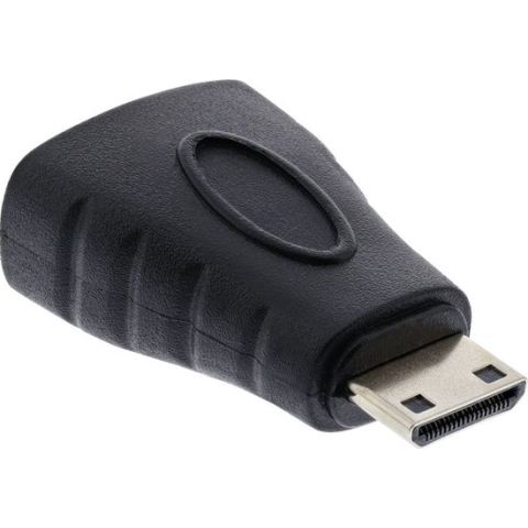 Mini HDMI - HDMI adapter - versie 2.0 (4K 60Hz) / zwart