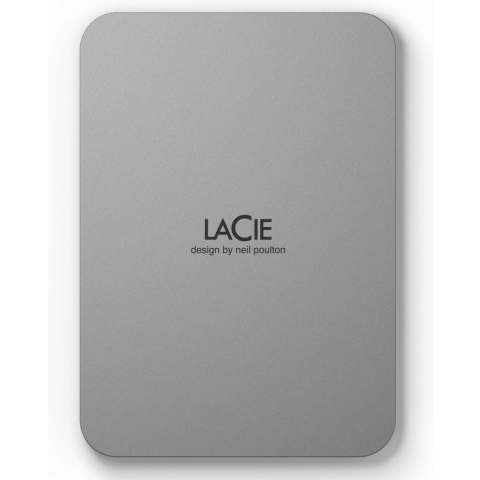 LaCie Mobile Drive (2022) - Externe Harde Schijf - 2 TB - Zilver