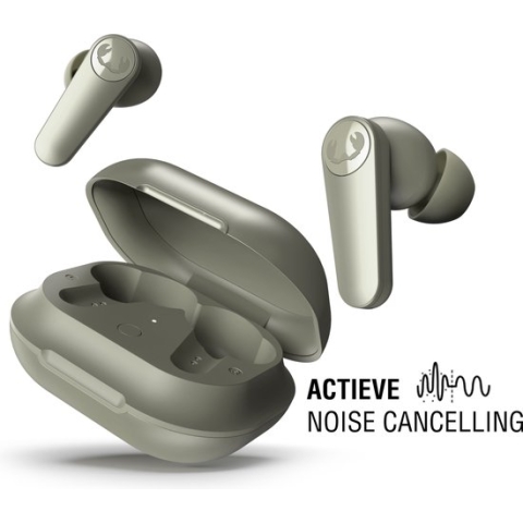 Fresh 'n Rebel Twins ANC - True Wireless oordopjes met Active Noise Cancelling - Dried Green