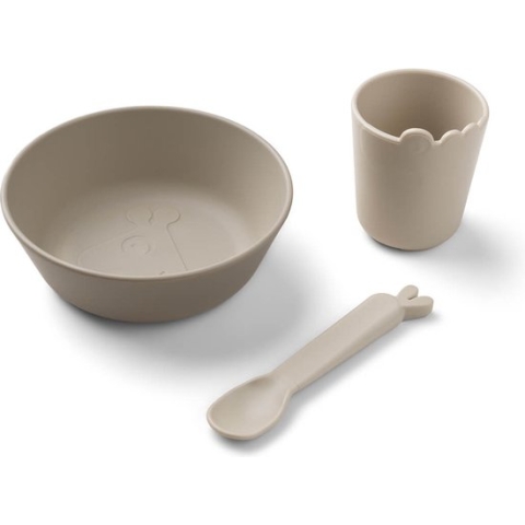 Done by Deer kiddish eetsetje first meal - beige