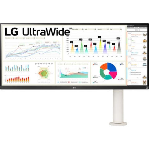 LG Ergo 34WQ680-W - Ultrawide FHD Monitor - USB-C 65W - 34 inch
