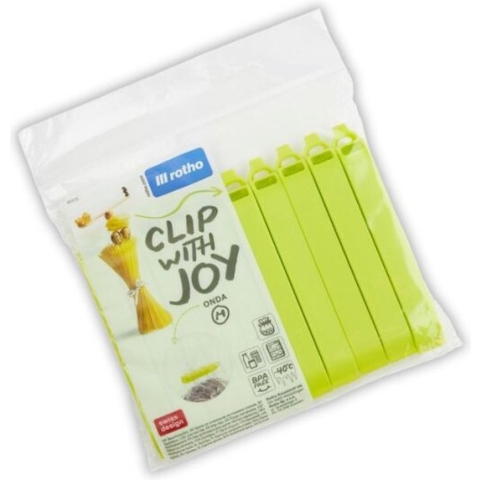 Rotho Sluitklemmen 10 Stuks Limoengroen