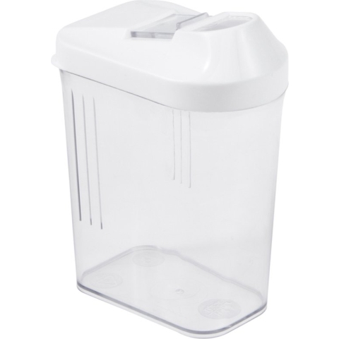 Keeeper Transparante container voor losse producten / Strooibus - 0,75L wit/transparant