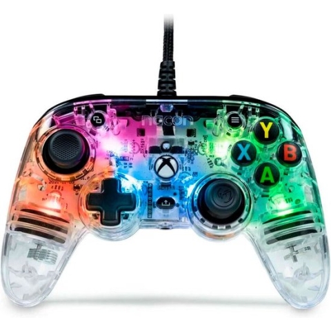 Nacon Pro Compact Official Bedrade Controller - Xbox Series X|S - Transparant RGB