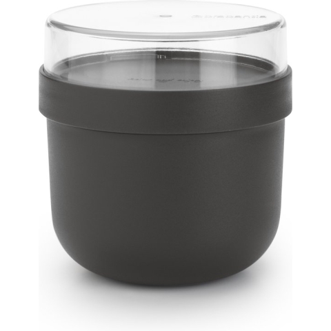 Brabantia Make & Take Yoghurt Beker To Go - 0,5 l - Kunststof - Dark Grey