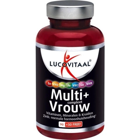 Lucovitaal Multi+ compleet vrouw (120tb)