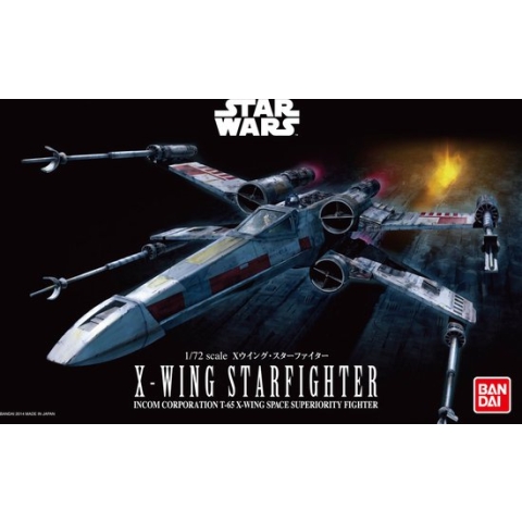 1:72 Revell Bandai 01200 Star Wars X-Wing Starfighter Plastic Modelbouwpakket