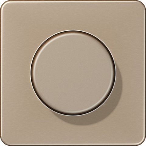 Jung dimmerplaat met knop cd1540gb, goud