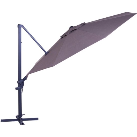 Madison Zweefparasol Monaco Flex Ø330 cm - Taupe