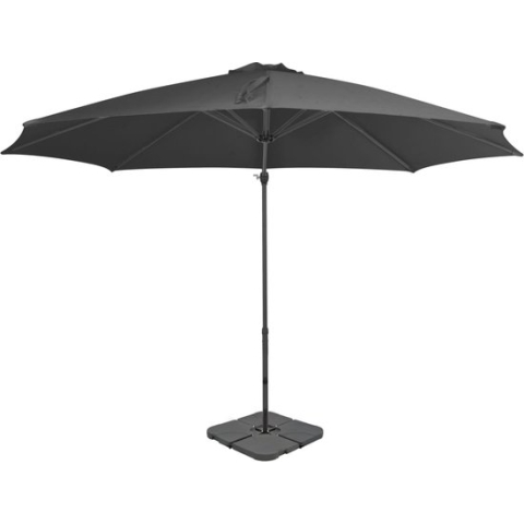 vidaXL-Parasol-met-draagbare-voet-antraciet