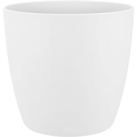 Elho Brussels Rond Mini 7 - Bloempot voor Binnen - Ø 6.7 x H 6.0 cm - Wit