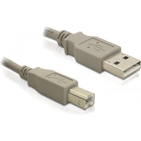 Delock USB 2.0 A Male naar USB 2.0 B Male - 3 m