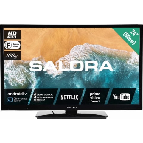 Salora 24MBA300 tv 61 cm (24") HD Smart TV Wifi Zwart
