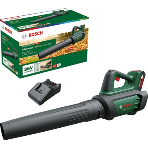 Bosch AdvancedLeafBlower 36V-750 Bladblazer - Met 1 x 36 V accu en lader