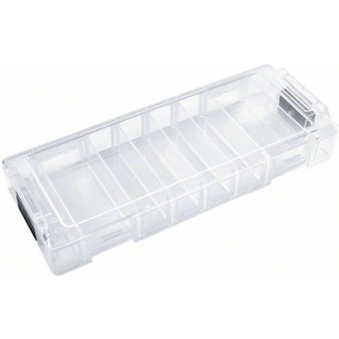 Bosch Professional L-Boxx Micro 1600A025A2 Gereedschapsbox Polypropyleen Transparant (l x b x h) 106 x 259 x 42 mm