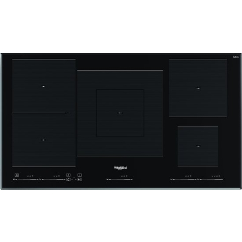 Whirlpool WT 1090 BA Zwart Ingebouwd 90 cm Inductiekookplaat zones 5 zone(s)