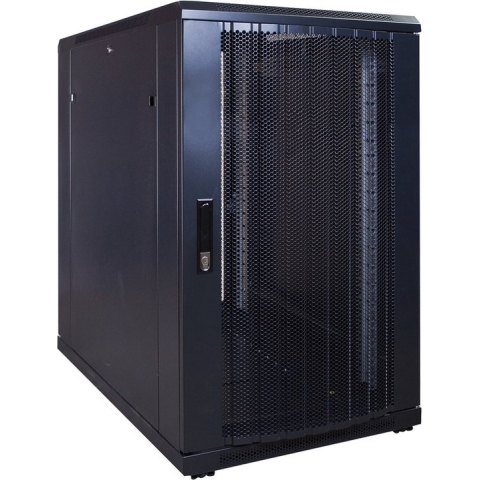 DSIT 18U serverkast / serverbehuizing met geperforeerde deur 600x1000x1000mm (BxDxH) - 19 inch