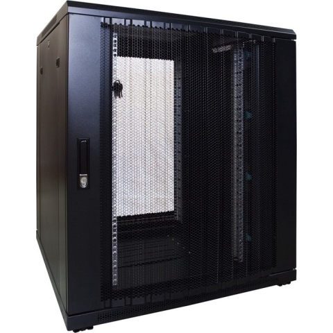 DSIT 18U serverkast / serverbehuizing met geperforeerde deur 800x800x1000mm (BxDxH) - 19 inch