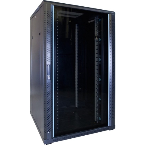 DSIT 27U serverkast / serverbehuizing met glazen deur 800x800x1400mm (BxDxH) - 19 inch