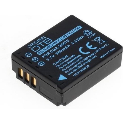 Huismerk Camera-accu CGA-S007 / CGR-S007 voor Panasonic