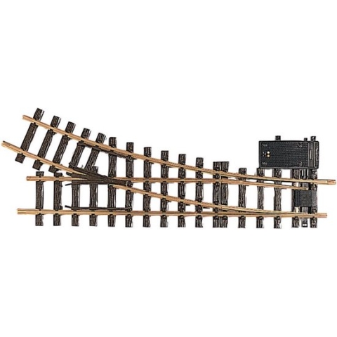 G LGB rails 16050 Wissel, Elektrisch, Rechts 440 mm 22.5 ° 1243 mm 1 stuk(s)