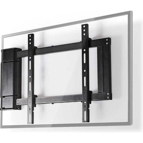 Gemotoriseerde TV-Muurbeugel - 32-60 " - Maximaal schermgewicht: 40 kg - Draaibaar - Minimale muurafstand: 47 mm - Maximale muurafstand: 990 mm - Afstandbestuurbaar - Staal - Zwart