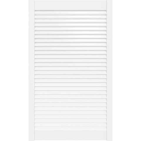 vidaXL-Kastdeur-met-lamellen-99,3x59,4-cm-massief-grenenhout-wit