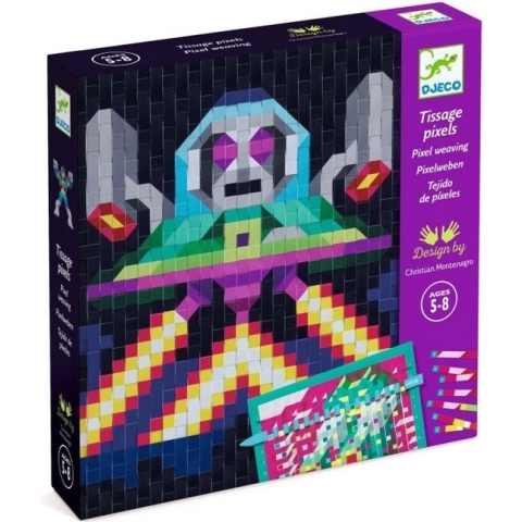 Djeco creatief papier Invaders