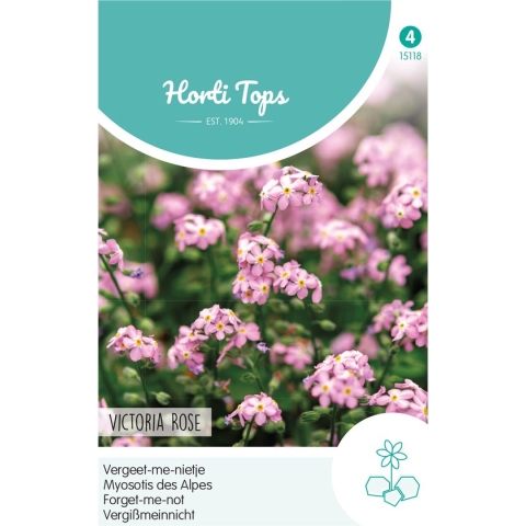 Hortitops Vergeet-Me-Nietje Bloemzaad - Myosotis Alpestris Victoria - Rose