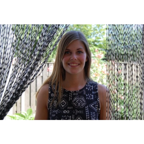 La Tenda Deurgordijn Vliegengordijn Sienna 1, 90x210 cm zwart