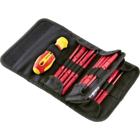 TOOLCRAFT WHS-017 Verwisselbare kling 17-delig Plat, Buiten-zesrond (TX), Kruiskop Phillips, Kruiskop Pozidriv Elektron