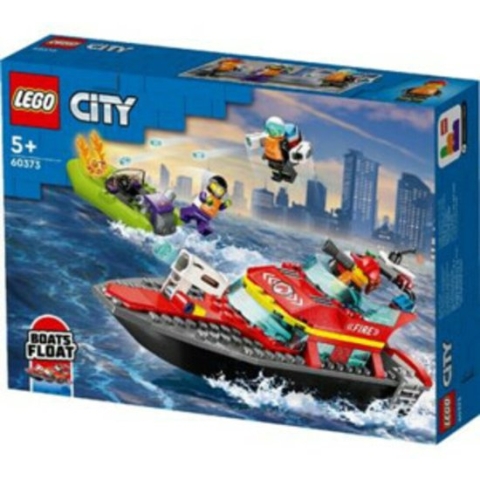 LEGO City Reddingsboot Brand Speelgoed voor Kinderen - 60373