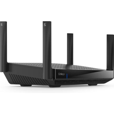 Linksys Hydra Pro 6E MR7500 - Router - Mesh WiFi - 6600 Mbps - WiFi 6E - Tri-Band - Black