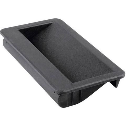 Mentor 3239.2003 Schaalhandgreep Zwart (l x b x h) 186 x 22 x 78.5 mm 1 stuk(s)