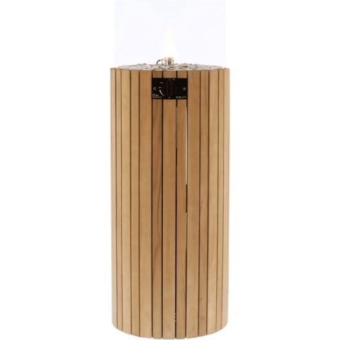 Cosi Fires - Cosiscoop Pillar Teak L - Vuurtafels - Hout - Bruin